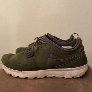 Sold-Green Nike mid top sneakers